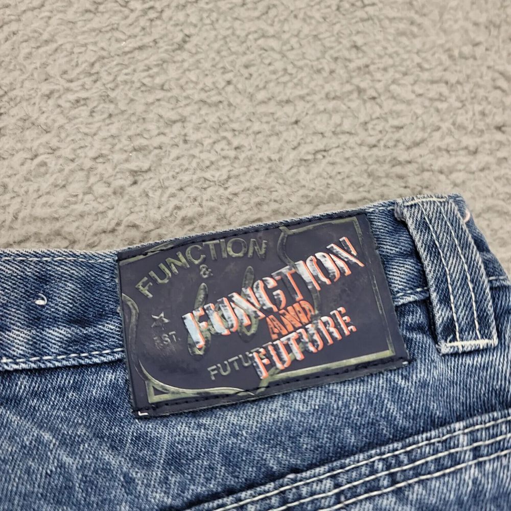 Function and Future Jeans Mens 30x32 Blue Denim FNF Vintage 90s Jynco Vibe - Picture 4 of 13